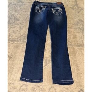 VGS Women's‎ Size 6 Blue Skinny Leg Dark Wash Cotton Blend Stretch Denim Jeans